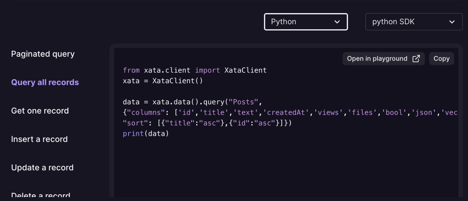 Python code snippet